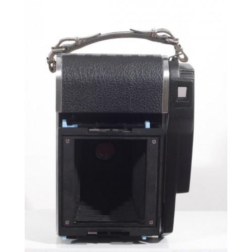 Polaroid 110B (modified, using 6X9 roll film back or packfilm back)