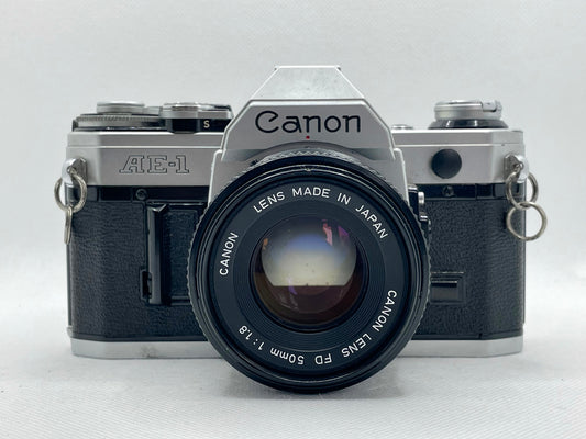 Canon AE-1 with 50mm 1.8