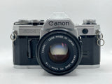 Canon AE-1 with 50mm 1.8