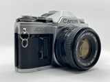 Canon AE-1 with 50mm 1.8