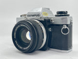 Olympus OM-10 50mm 1.8 Silver