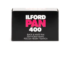 ILFORD PAN ISO 400 B&W 35MM 36exp.