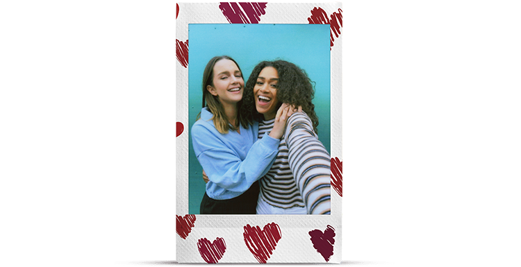 Fujifilm Instax mini HEART SKETCH (10/PK)