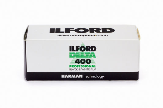 Ilford Delta Pro 400 Fast Fine Grain Black and White Film 120