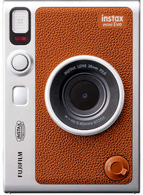 Fujifilm Instax Mini Evo - Brown Front