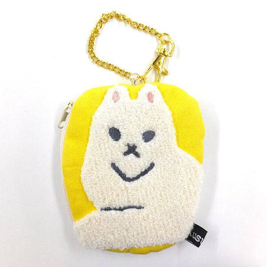 Japanese Embroidery Coin Purse & Card Holder - Cute Character Design