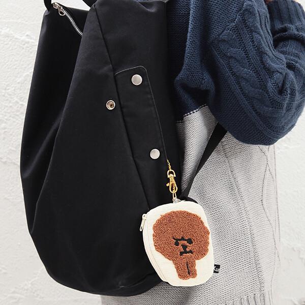Japanese Embroidery Coin Purse & Card Holder - Cute Character Design
