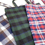 Ribbon Change Ribbon CHECK PATTERN TOTE BAG