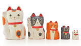 Beckoning cat Japanese Paper Japanese Craft Souvenir Ornament - Pattern