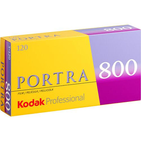 Kodak Professional Portra 800 Color Negative Film 120 ( 1 Roll / 1 Pack 5 Rolls)
