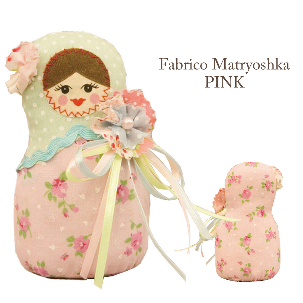 Fabrico Matryoshka Doll (Red / Pink / Patchwork) – ImagePlayground