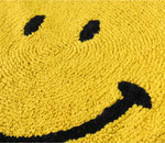 Round Smile Mat (Yellow)