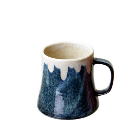 Pottery Blue Mt. FUJI Mug