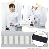 Mi-na Camera Strap Natural Basic Border