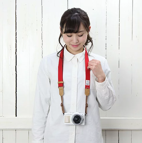 Mi-na Camera Strap Red