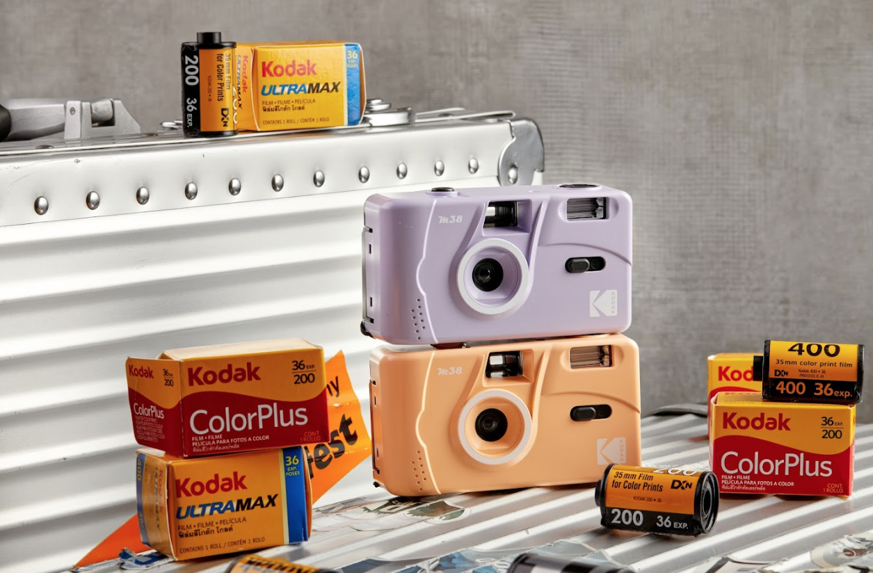 Kodak M38 35mm Reusable Film Camera with Flash - Available in 6 Colours