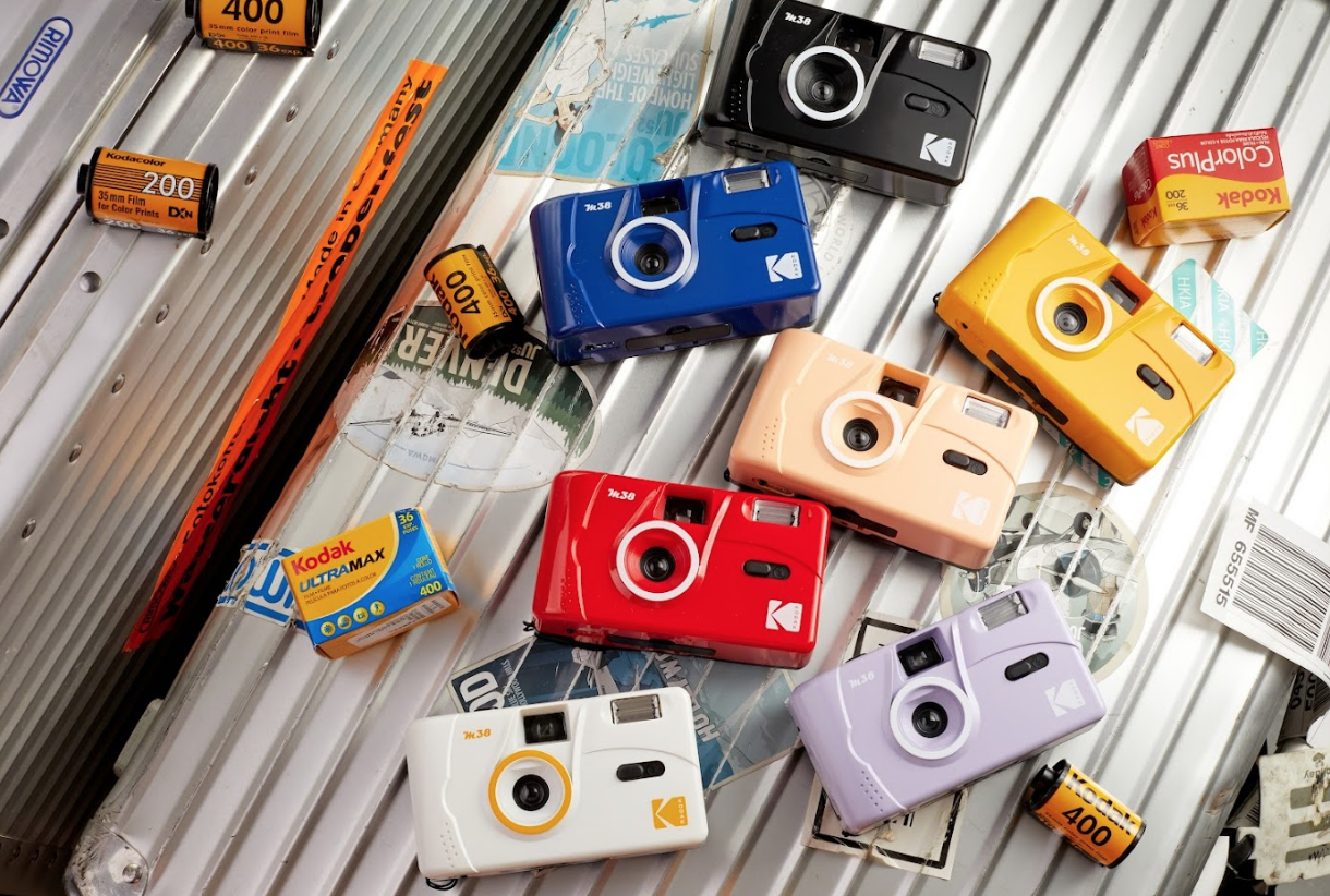 Kodak M38 35mm Reusable Film Camera with Flash - Available in 6 Colours